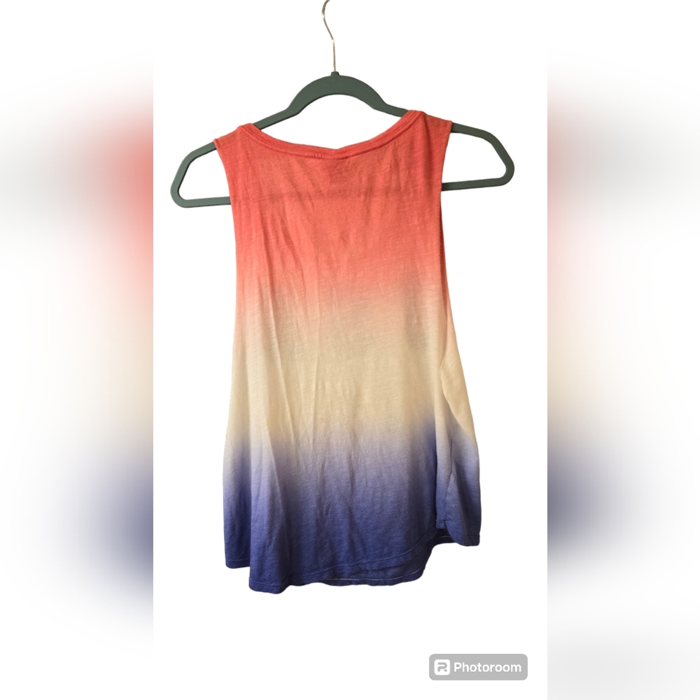 Victoria's Secret PINK Tank Top USA is Bae Red White Blue Women's M 4th of July - Picture 2 of 4